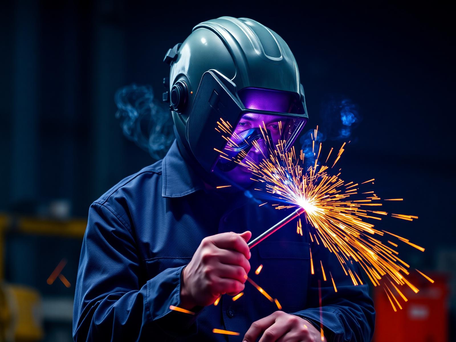 Professional welder training at Human Weld